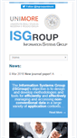 Mobile Screenshot of isgroup.unimo.it